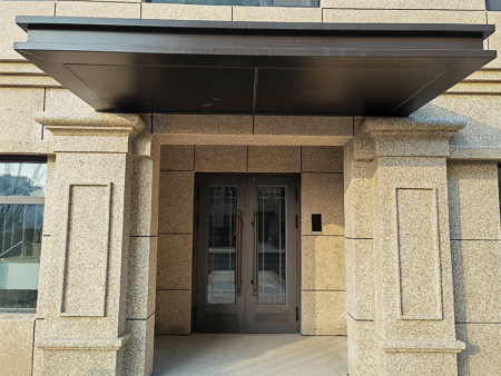 仿銅拉絲樓宇門